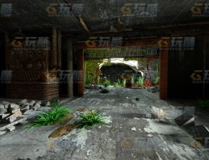 玩酷CG网—UFO坠落地C4D模型