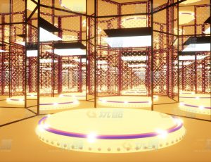 玩酷CG网—反射室4C4D模型