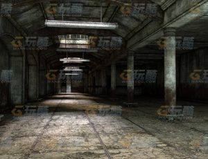 玩酷CG网—废旧仓库C4D模型