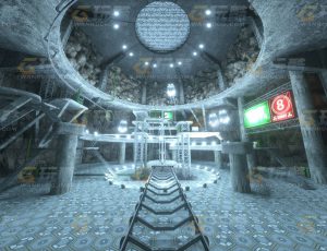 玩酷CG网—火箭发射厂C4D模型