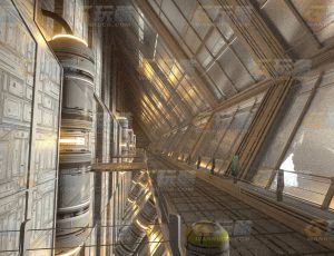 玩酷CG网—科技工厂C4D模型