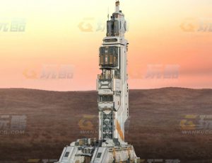 玩酷CG网—科技建筑3C4D模型