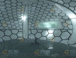 玩酷CG网—科技竞技场C4D模型