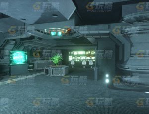 玩酷CG网—科技指挥室C4D模型