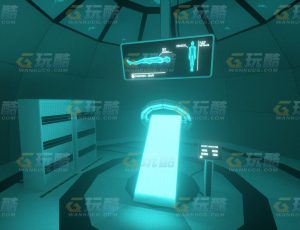 玩酷CG网—科技治疗室C4D模型