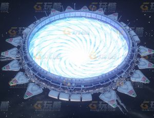 玩酷CG网—时空门C4D模型