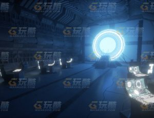 玩酷CG网—太空舱C4D模型