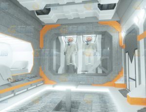 玩酷CG网—新科技宿舍C4D模型