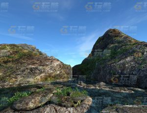 玩酷CG网—山水C4D模型