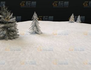 玩酷CG网—雪地C4D模型