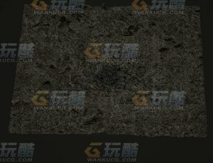玩酷CG网—岩石大地形C4D模型
