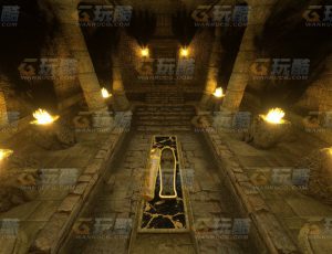 玩酷CG网—埃及墓地C4D模型