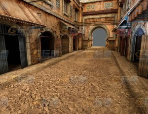 玩酷CG网—古小巷C4D模型