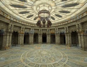 玩酷CG网—黄家宫殿2C4D模型