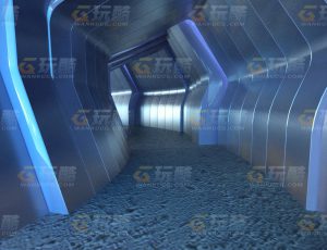 玩酷CG网—镜走廊C4D模型