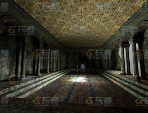 玩酷CG网—魔法师景C4D模型