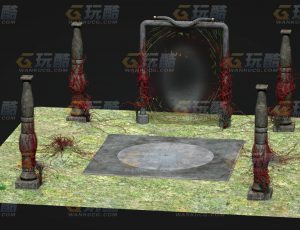 玩酷CG网—时空之门2C4D模型