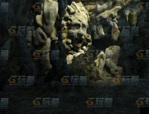 玩酷CG网—死亡洞穴C4D模型