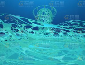 玩酷CG网—细胞场景C4D模型