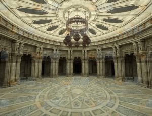 玩酷CG网—艺术宫殿C4D模型