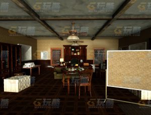 玩酷CG网—赌室C4D模型