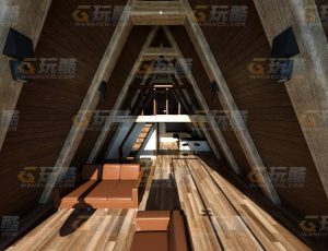 玩酷CG网—三角房C4D模型