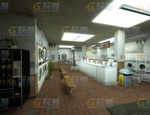 玩酷CG网—洗衣店C4D模型