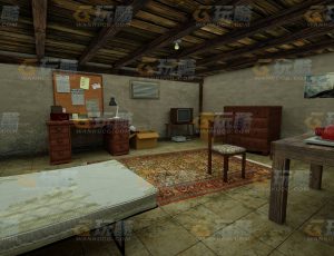 玩酷CG网—小房间C4D模型