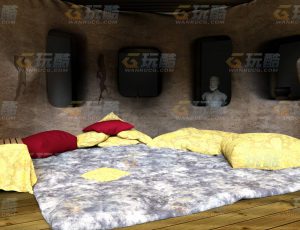 玩酷CG网—休息室模型