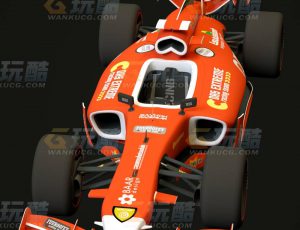 玩酷CG网—F1赛车C4D模型