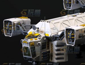 玩酷CG网—超级大战舰C4D模型