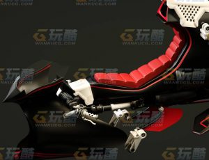 玩酷CG网—超级飞摩托C4D模型