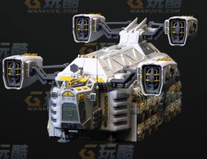 玩酷CG网—超级航空母舰C4D模型