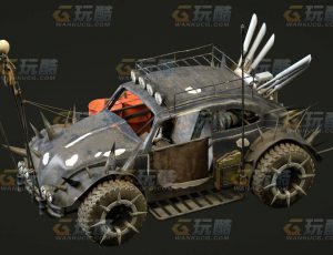 玩酷CG网—恶魔车C4D模型