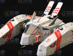 玩酷CG网—酷炫战舰C4D模型