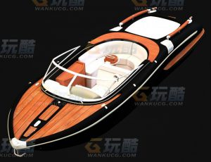 玩酷CG网—快艇C4D模型