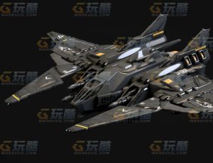 玩酷CG网—魔鬼战机C4D模型