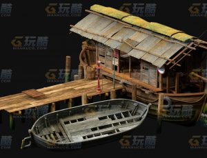 玩酷CG网—破烂船C4D模型