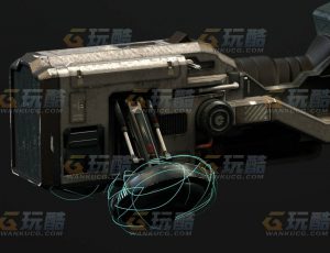 玩酷CG网—赛博飞摩C4D模型