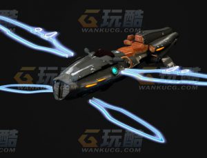 玩酷CG网—赛博飞摩2C4D模型