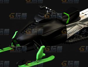 玩酷CG网—雪橇车C4D模型