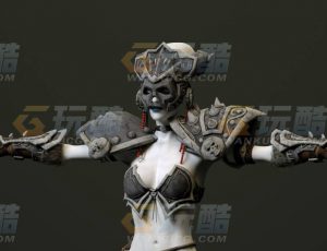 玩酷CG网—变异战士C4D模型