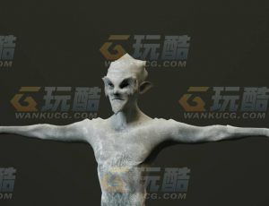 玩酷CG网—冰怪C4D模型