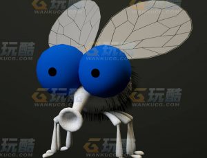 玩酷CG网—苍蝇C4D模型