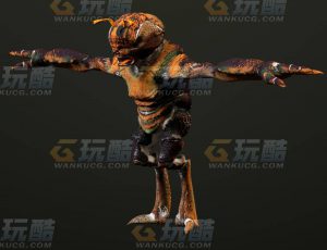 玩酷CG网—虫怪C4D模型