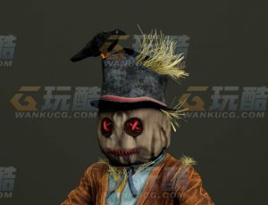 玩酷CG网—稻草人C4D模型