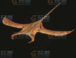 玩酷CG网—恶魔海鱼C4D模型