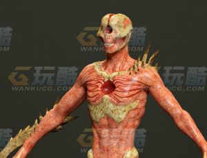 玩酷CG网—红血怪C4D模型