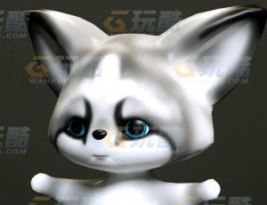 玩酷CG网—可爱卡通浣熊3C4D模型