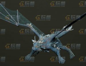 玩酷CG网—龙2C4D模型